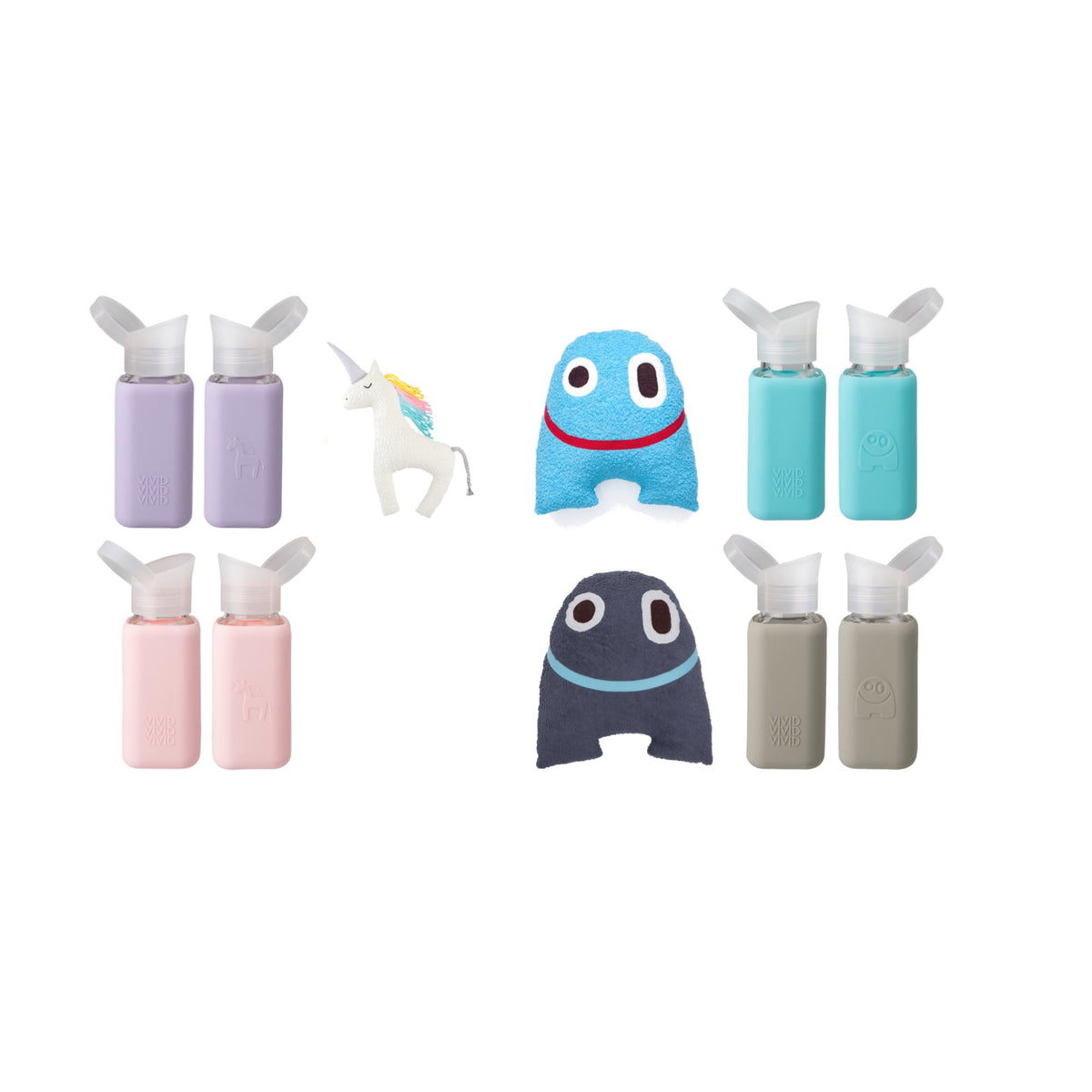 beVIVID Flasche 'Twinkle mit Einhorn Motiv' - 250 ml